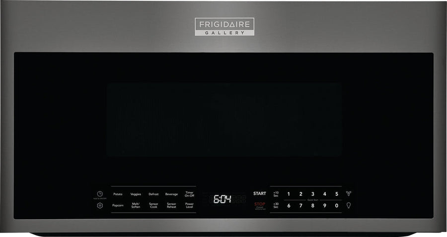 Frigidaire Gallery Smudge-Proof® Black Stainless Steel Over-The-Range Microwave with Sensor Cook (1.9 Cu. Ft.) - GMOS1964AD