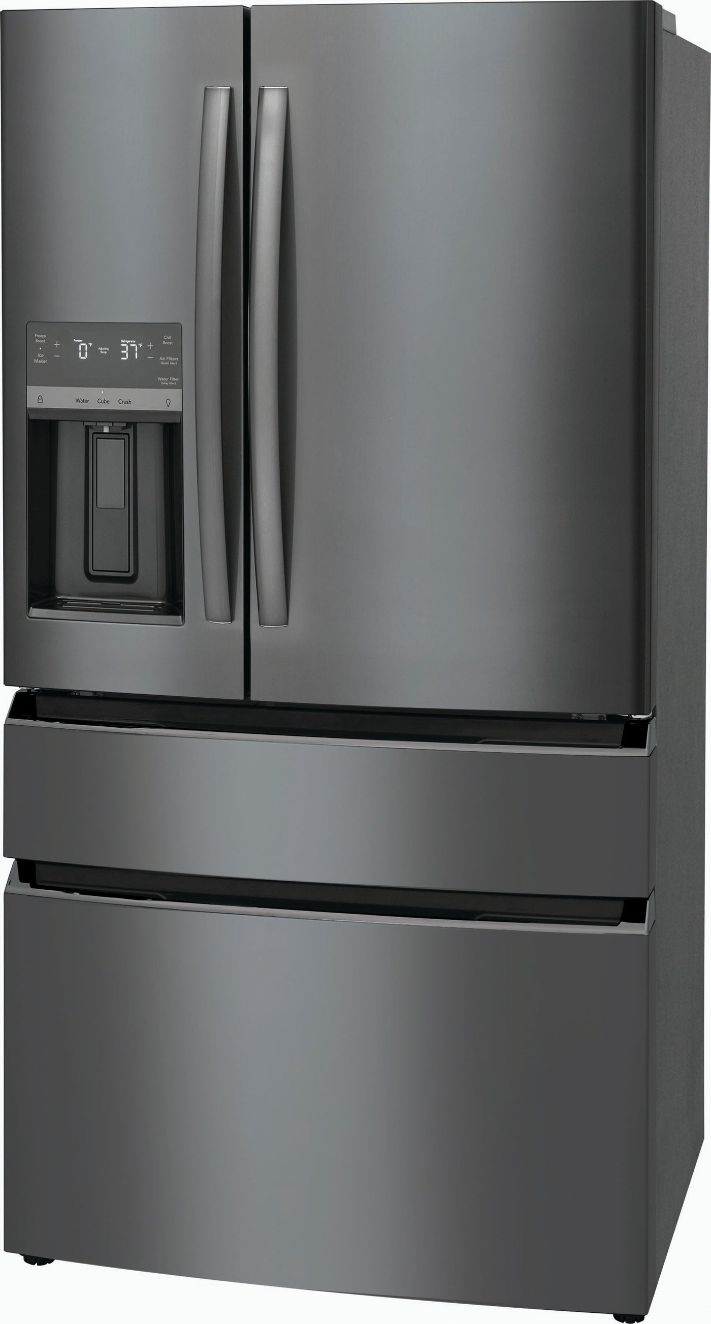 Frigidaire Gallery Smudge-Proof® Black Stainless Steel	Counter-Depth 4-Door French Refrigerator (21.5 Cu. Ft.) - GRMC2273CD