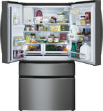 Frigidaire Gallery Smudge-Proof® Black Stainless Steel	Counter-Depth 4-Door French Refrigerator (21.5 Cu. Ft.) - GRMC2273CD