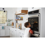 Frigidaire Gallery Smudge-Proof Stainless Steel 30" Double Wall Oven with Total Convection (10.6 Cu. Ft)- GCWD3067AF