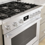 Bosch 36" Industrial Style Duel-Fuel Range Stainless Steel - HDS8655C