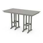 POLYWOODÂ® Farmhouse 37" Dining Table - Slate Grey