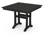POLYWOODÂ® Farmhouse Trestle 37" Dining Table - Black