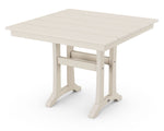POLYWOODÂ® Farmhouse Trestle 37" Dining Table - Sand