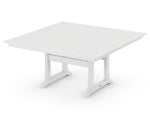 POLYWOODÂ® Farmhouse Trestle 59" Dining Table - White