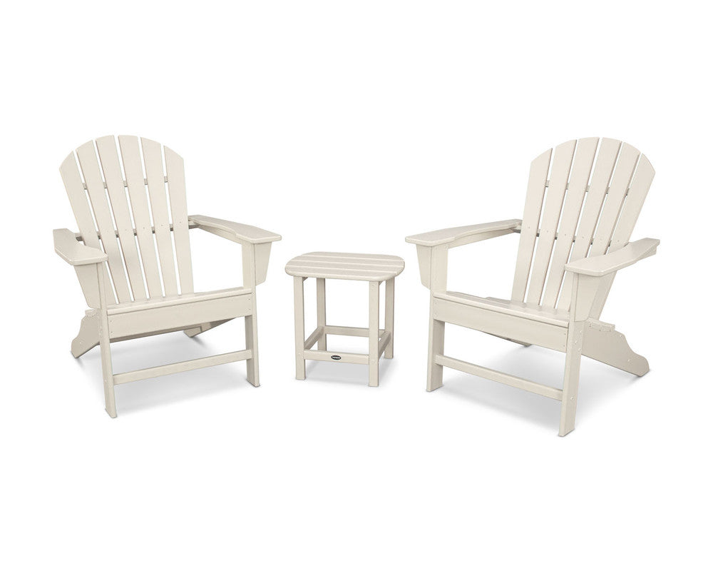 POLYWOODÂ® South Beach Adirondack 3-Piece Set - Sand