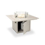 POLYWOODÂ® Square 42" Fire Pit Table - Sand