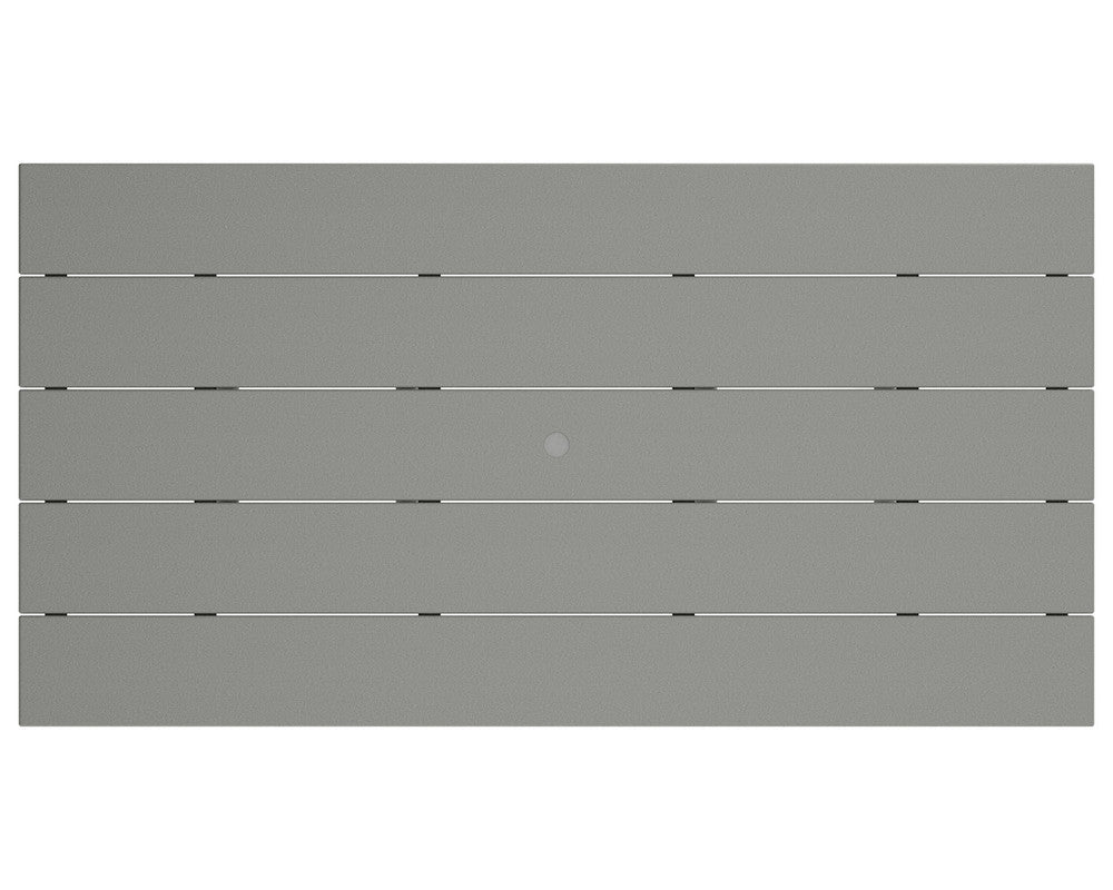 POLYWOODÂ® Farmhouse 37" x 72" Dining Table - Slate Grey