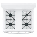 GE White Freestanding Gas Range (4.8 Cu. Ft.) - JCGBS10DEMWW