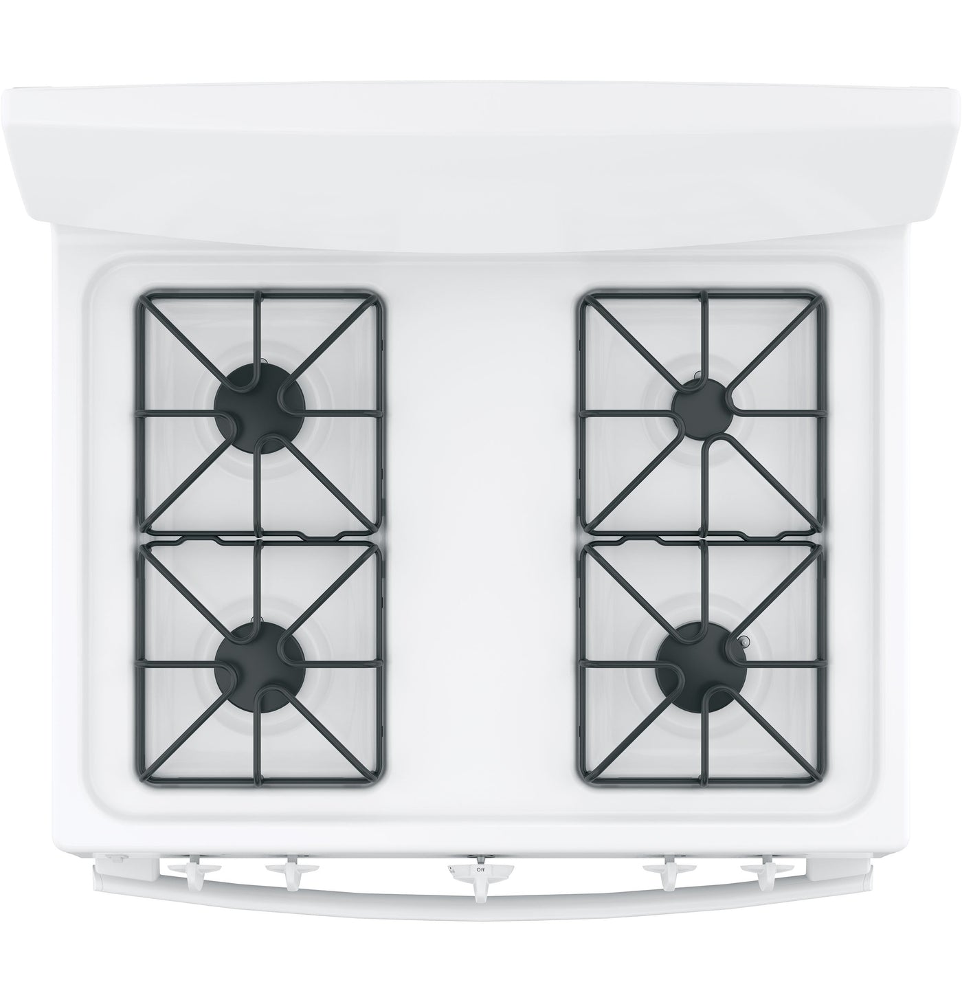 GE White Freestanding Gas Range (4.8 Cu. Ft.) - JCGBS10DEMWW