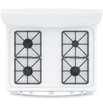 GE White Freestanding Gas Range (4.8 Cu. Ft.) - JCGBS10DEMWW