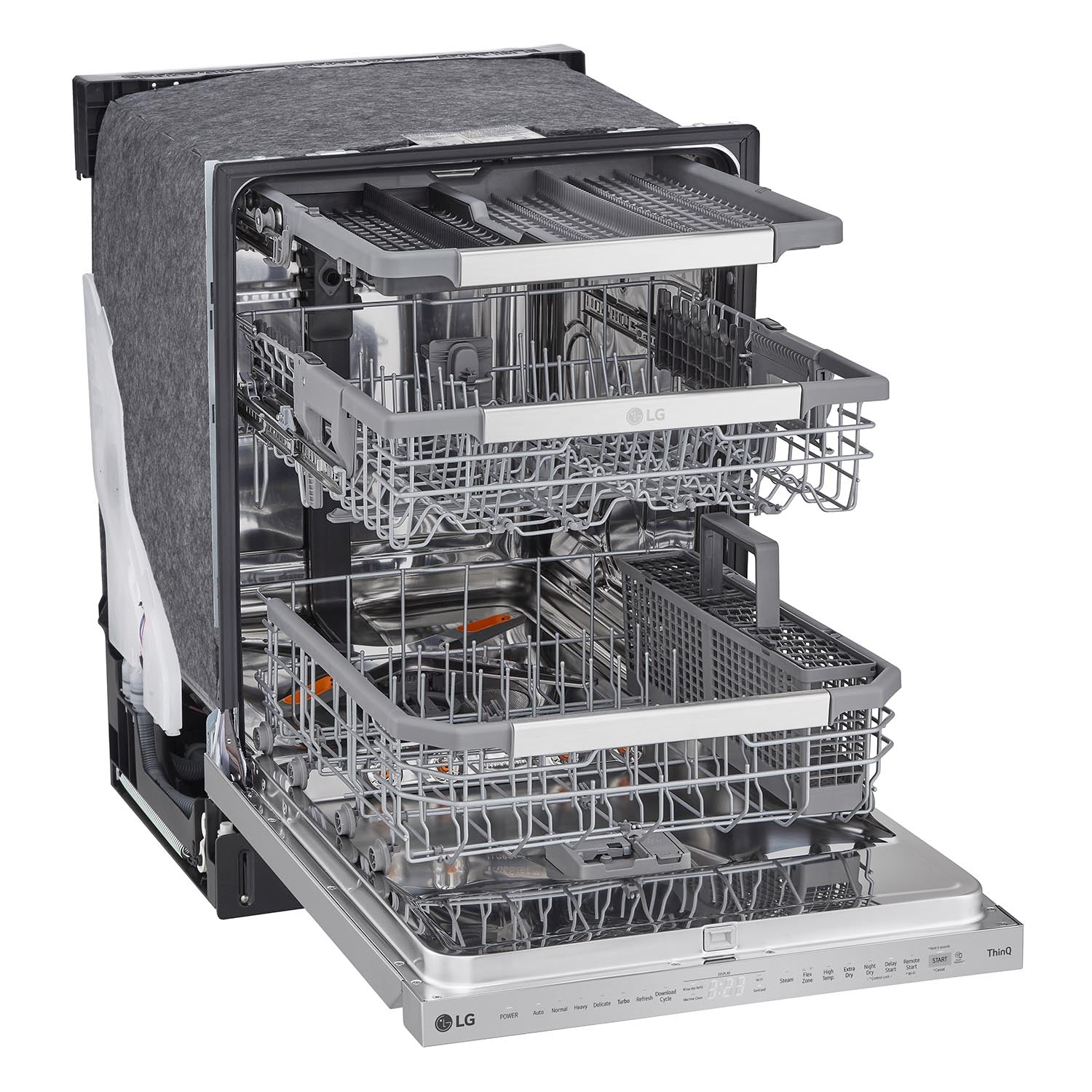 LG Stainless Steel Smart Dishwasher with QuadWash™ Pro, TrueSteam® and Dynamic Dry™- LDPS6762S