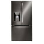 LG Smudge Resistant Black Stainless Steel 36" 28 Cu.ft French Door Refrigerator with Ice & Water Dispenser - LRFS28XBD