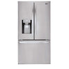 LG Smudge Resistant Stainless Steel 36" 28 Cu.ft French Door Refrigerator with Ice & Water Dispenser - LRFS28XBS