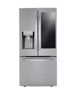 LG Smudge-Proof Stainless Steel 33" Standard Depth Instaview™ French Door Fridge with Craft Ice™(25 cu. ft) - LRFVS2503S
