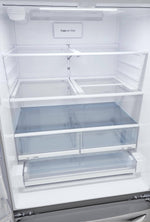 LG Smudge-Proof Stainless Steel 33" Standard Depth Instaview™ French Door Fridge with Craft Ice™(25 cu. ft) - LRFVS2503S