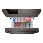 LG 26 cu. ft. Smart Counter-Depth MAX™ Black Stainless Steel French Door Refrigerator with Four Types of Ice - LRYXC2606D