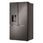 LG 26 cu. ft. Smart Counter-Depth MAX™ Black Stainless Steel French Door Refrigerator with Four Types of Ice - LRYXC2606D