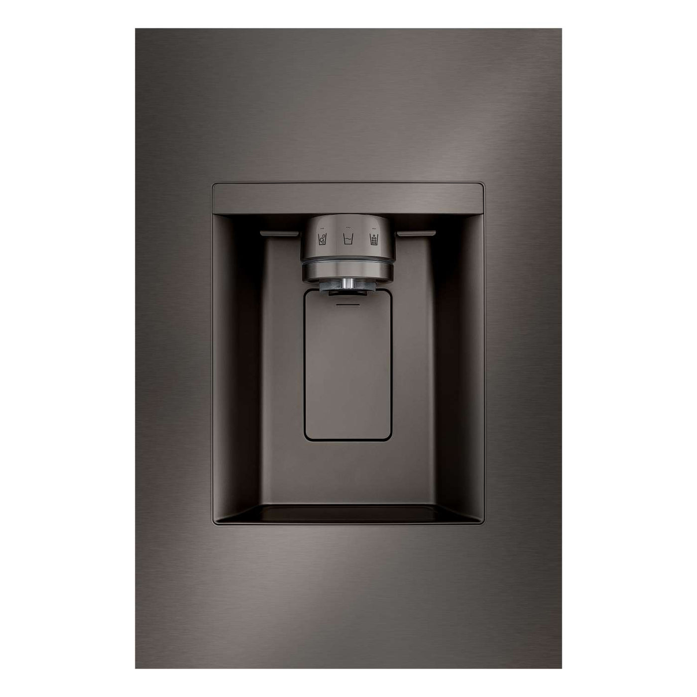LG 26 cu. ft. Smart Counter-Depth MAX™ Black Stainless Steel French Door Refrigerator with Four Types of Ice - LRYXC2606D