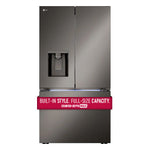 LG 26 cu. ft. Smart Counter-Depth MAX™ Black Stainless Steel French Door Refrigerator with Four Types of Ice - LRYXC2606D