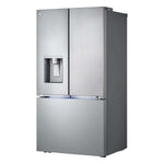 LG 26 cu. ft. Smart Counter-Depth MAX™ Stainless Steel French Door Refrigerator with Four Types of Ice - LRYXC2606S