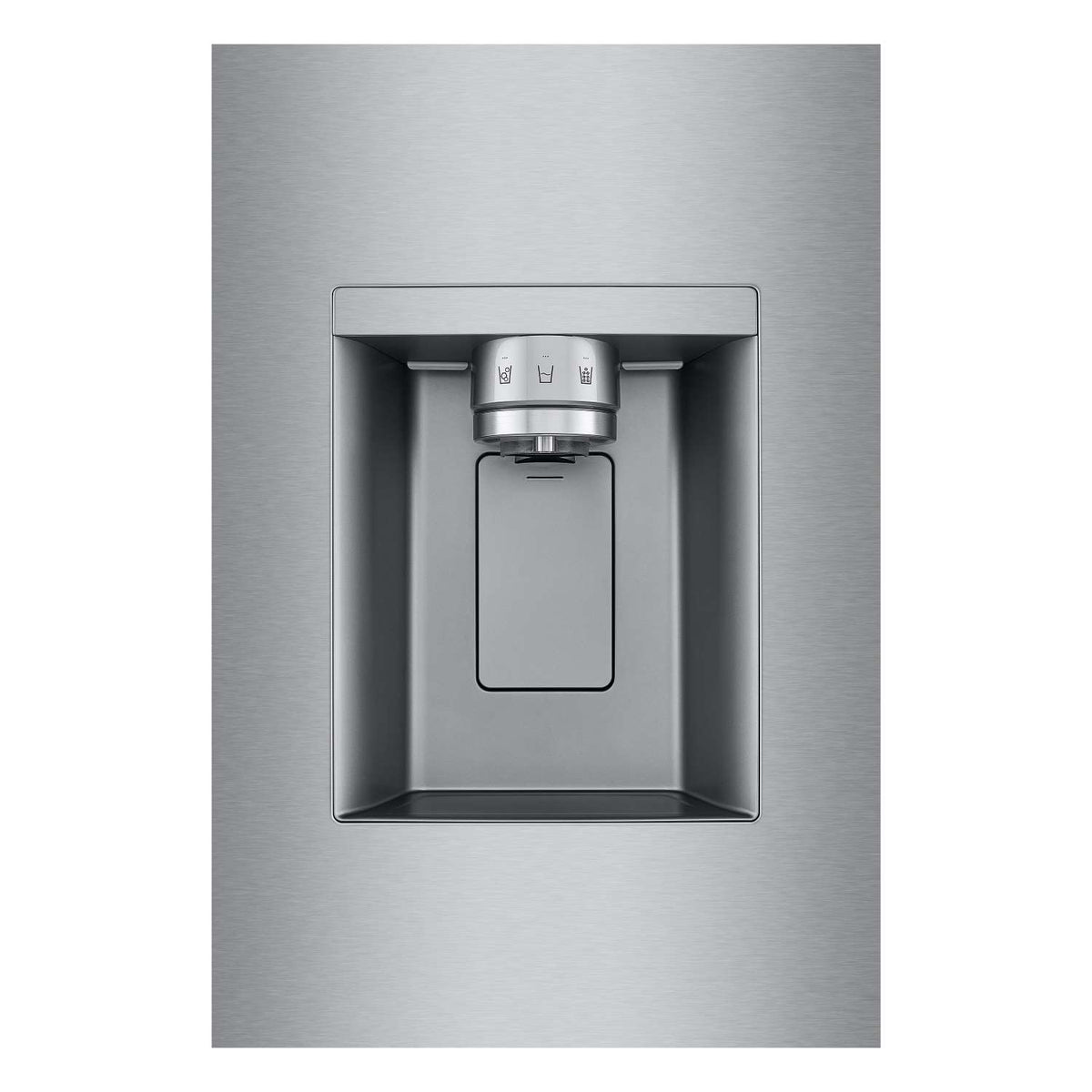 LG 26 cu. ft. Smart Counter-Depth MAX™ Stainless Steel French Door Refrigerator with Four Types of Ice - LRYXC2606S