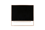 Adulis Velvet Loveseat - Black