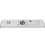 L2 White Electric Dryer with French Display (6.7 Cu. Ft) - LE43A3AWWFR