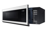 Samsung BESPOKE White Glass Over the Range Microwave (1.1 cu. ft) - ME11CB751012AC