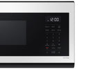 Samsung BESPOKE White Glass Over the Range Microwave (1.1 cu. ft) - ME11CB751012AC