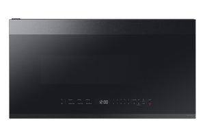 Samsung BESPOKE Matte Black Steel Over the Range Microwave with 400 CFM (2.1cu.ft.) - ME21DG6500MTAC