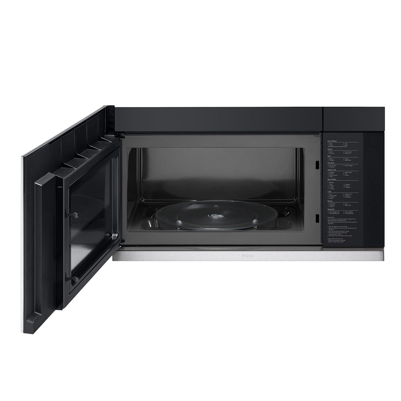 LG Smudge-Proof Stainless Steel Smart Wi-Fi Enabled Over-the-Range Microwave with ExtendaVent® 2.0 & EasyClean® (2.1 cu. ft.) - MVEL2137F