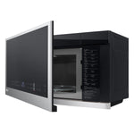 LG Smudge-Proof Stainless Steel Smart Wi-Fi Enabled Over-the-Range Microwave with ExtendaVent® 2.0 & EasyClean® (2.1 cu. ft.) - MVEL2137F