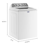 Maytag White Top Load Washer with Extra Power (5.5 cu. ft.) - MVW5430MW