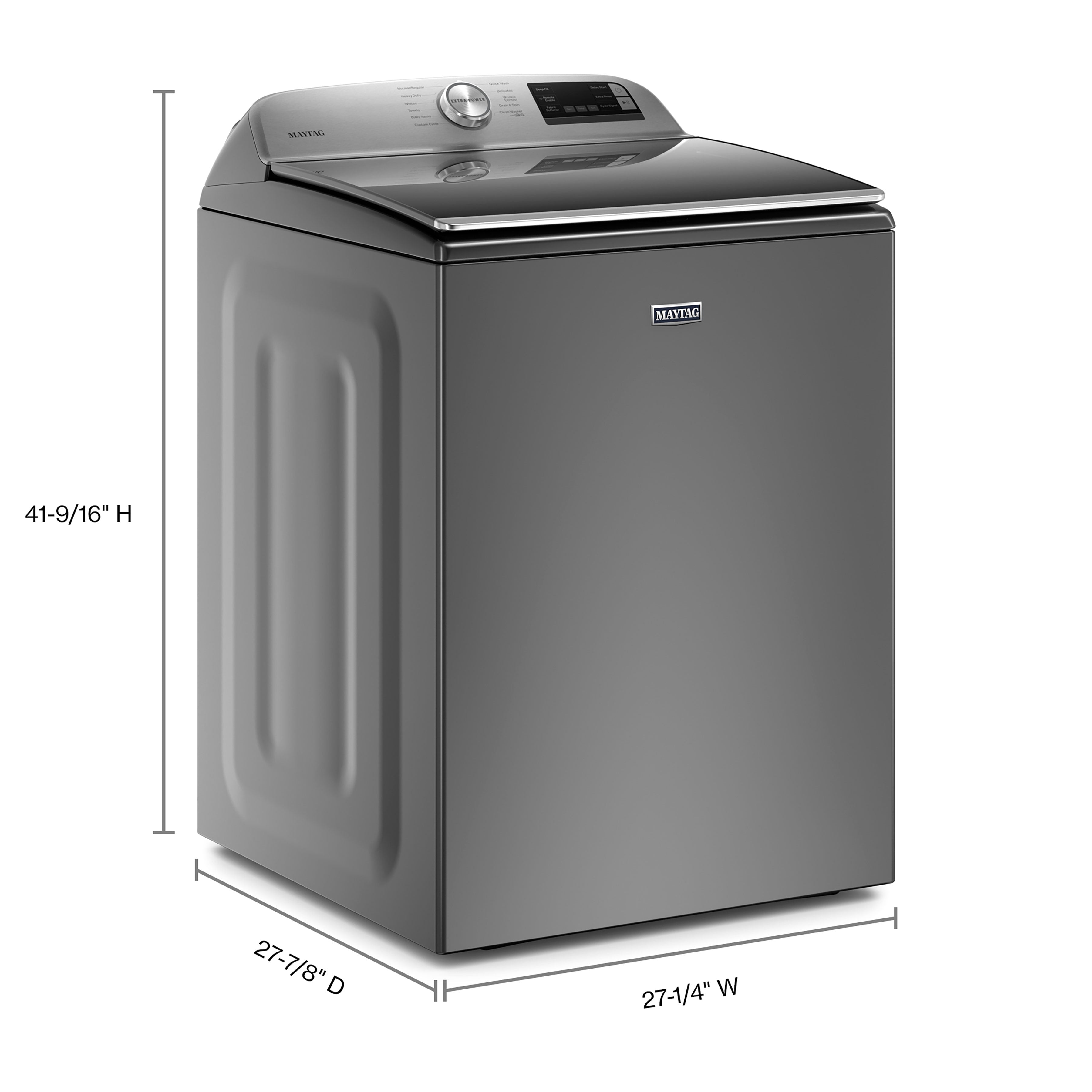 Maytag Metallic Slate Smart Top Load Washer (5.4 cu.ft.) - MVW6230HC