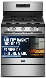 Maytag Fingerprint Resistant Stainless Steel 30" Gas Range with AirFry (5 Cu.Ft.) - MGR7700LZ