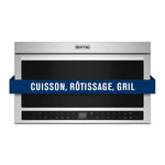 Maytag Four micro-ondes 1,1 pi cu avec hotte intégrée acier inoxydable résistant aux traces de doigts YMMMF8030PZ--
