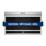 Maytag Four micro-ondes 1,1 pi cu avec hotte intégrée acier inoxydable résistant aux traces de doigts YMMMF8030PZ--