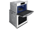 Samsung BESPOKE White Glass Combination Wall Oven (7.0 cu. ft) - NQ70CB700D12AA
