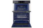 Samsung BESPOKE Black Stainless Steel Combination Wall Oven (7 cu. ft) - NQ70CG700DMTAA