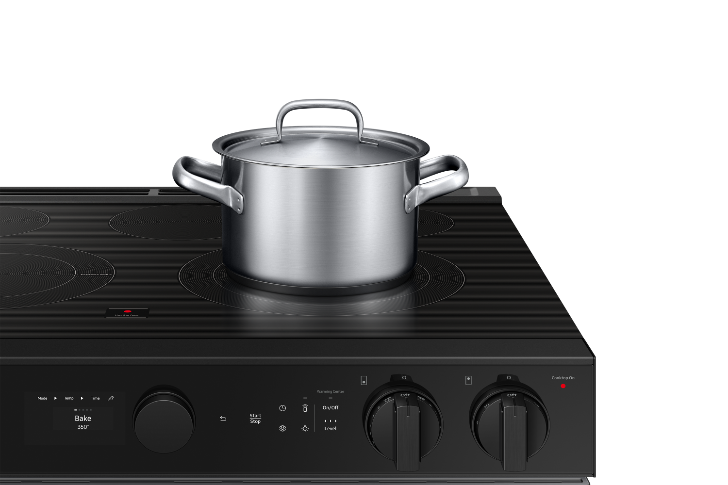 Samsung BESPOKE Stainless Steel 30" True Convection Slide in Range with Air Sous Vide & Air Fry (6.3cu.ft.) - NSE6DG8500SRAC