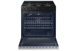 Samsung BESPOKE Stainless Steel 30" Gas True Convection Slide in Range with Air Sous Vide and Air Fry (6.0cu.ft) - NSG6DG8500SRAA
