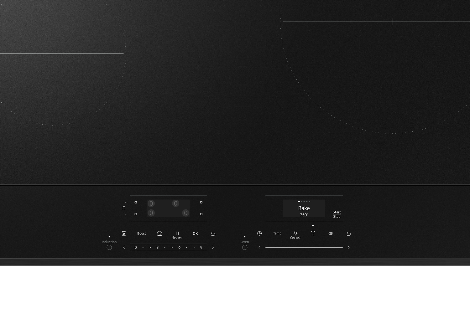 Samsung BESPOKE Matte Black Steel True Convection Induction Slide in With Air Sous Vide (6.3cu.ft.) - NSI6DG9500MTAC