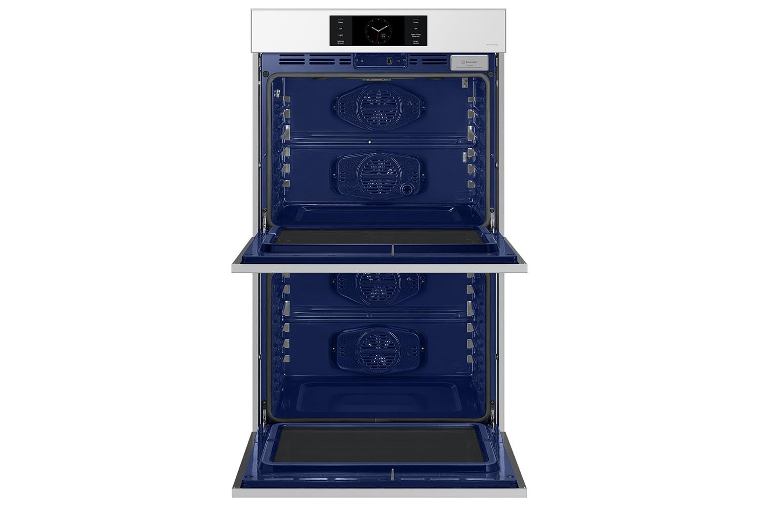 Samsung BESPOKE White Glass Double Oven (10.2 cu. ft) - NV51CB700D12AA