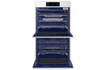 Samsung BESPOKE White Glass Double Oven (10.2 cu. ft) - NV51CB700D12AA