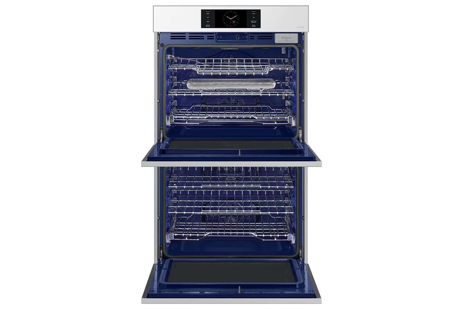 Samsung BESPOKE White Glass Double Oven (10.2 cu. ft) - NV51CB700D12AA