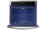 Samsung 5000 Series Stainless Steel Kitchen Package with Wall Oven, Electric Cooktop, and Hood Fan