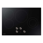 Samsung 5000 Series Stainless Steel Kitchen Package with Wall Oven, Electric Cooktop, and Hood Fan