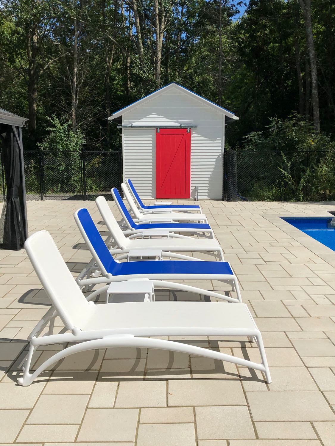Nardi Atlantico Outdoor Chaise Lounger - White (Set of 2)