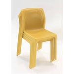 Nardi Bit Outdoor Dining  Chair - Yellow (Set of 4)